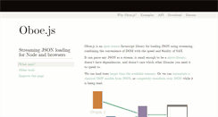 Desktop Screenshot of oboejs.com